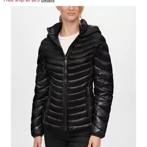 calvin klein packable down jacket